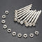 10pcs M3X30mm Stainless Steel Hex Socket Head Screw Bolt And Nut Set