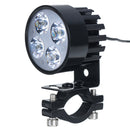 Universal Motorcycle Motorbike 4 LED Front Headlights Driving Fog Spot Lights