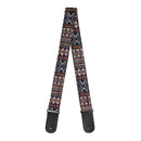Flanger Electric Acoustic Guitar Strap Vintage National Style PU Leather Strap with Guitar Pick Holder