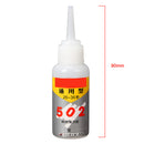 Super Glue 502 Instant Quick Drying Adhesive Fast Strong Bond for Leather Rubber Metal 15g