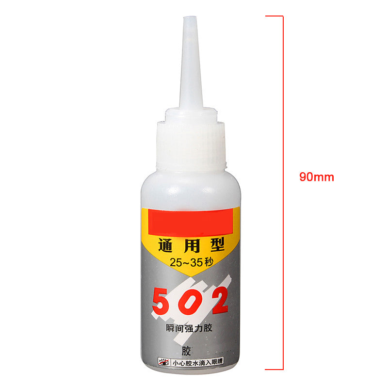 Super Glue 502 Instant Quick Drying Adhesive Fast Strong Bond for Leather Rubber Metal 15g