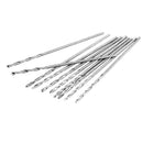 Drillpro 10Pcs 0.4-2.0mm Drill Bit HSS High Speed Steel Straight Shank Twist Drill Bit For Hand Twist Drill