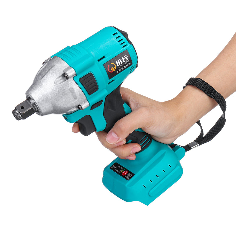 18V 350 Nm Cordless Impact Wrench Driver Brushless Motor Electric Wrench Adapted To Makita Battery With LED Light