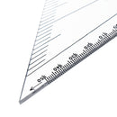 2pcs Navigation Triangular Protractor 300mm Acrylic Hypotenuse Nautical Squares