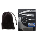 5Pcs/Set Beard Grooming & Trimming Kit Razor Shaping Scissors Mustache Care Styling Tool