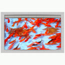 PAG 3D Waterproof Goldfish Pond Pattern Bathroom Anti Slip Floor Sticker Washable Shower Room Decor