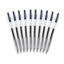 KACO KEYBO 10 Pcs/Pack Transparent Barrel Gel Pens 0.5mm Writing Signing Pen For Student School Office Supplies