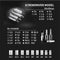 HILDA 43 In 1 Precision Ratcheting Screwdriver Set Magnetic Screwdrivers Set Electronics Repair Tool DIY Driver Kit