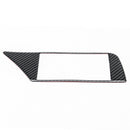 Carbon Fiber GPS Navigation Panel Frame Cover Car Stickers For Audi A4 B8 2009-2016