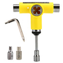 T Type Multifunctional Scooter Adjusting Tool Universal Allen Wrench Screwdriver Sandpaper Socket Wrench Skateboard Repair Tool