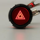 12V 5 Pin Led Push Button Switch Plastic Lamp Car Horn Switch Access Control Switch