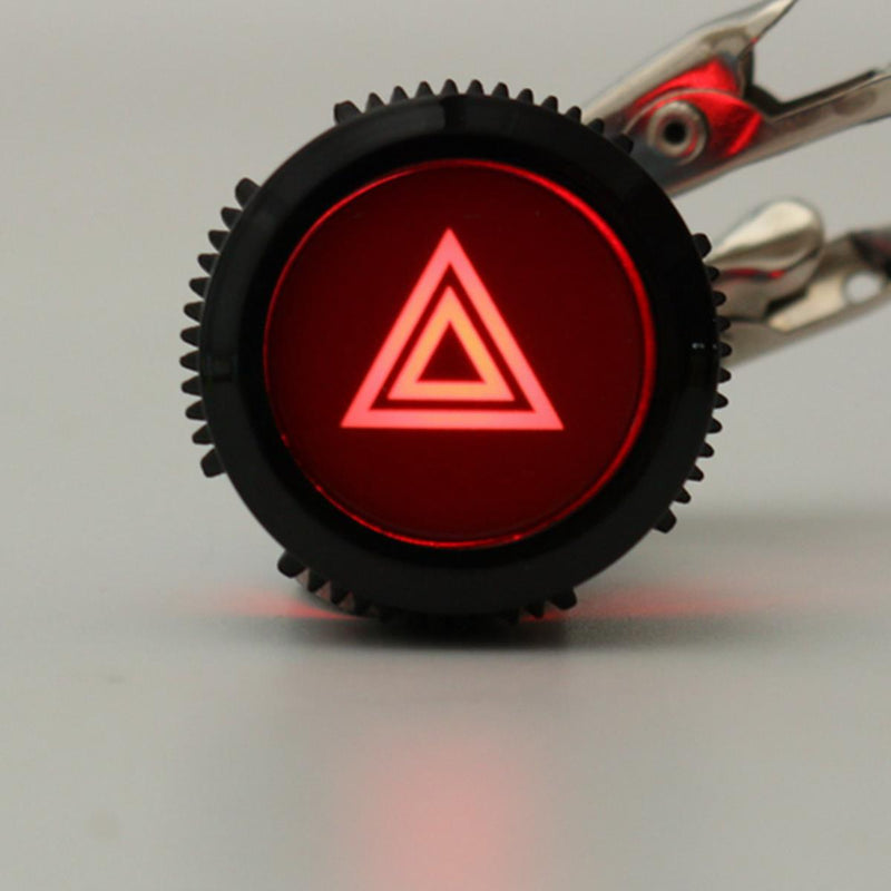 12V 5 Pin Led Push Button Switch Plastic Lamp Car Horn Switch Access Control Switch