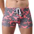 Swimming Hot Spring Surf Camo Printing Swimming Trunks for Men