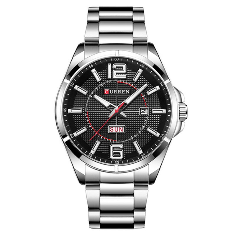 CURREN 8271 Business Style Men Watch Stainless Steel Strap Quartz Watch