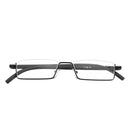 TR90 Flexible Colorful Reading Glasses Half Rim Presbyopic Glasses With Case