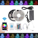 5M 10M IP65 IP20 Color Changeable WiFi Smart LED Strip Light + 24Keys IR Remote Control + Adapter + Controller
