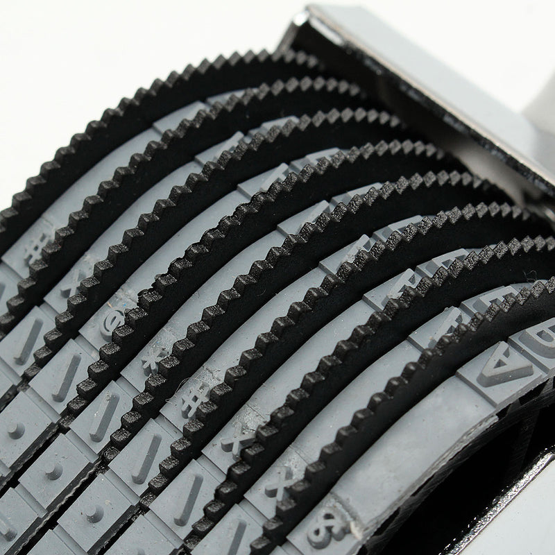 8 Digit Rubber Rolling Stamp English Alphabet Letter Number Symbol Rolling Wheel Stationery DIY