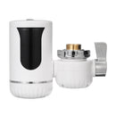 220V 3000W Electric Hot Faucet Water Heater Kitchen Cold Heating Faucet Tankless Digital Instantaneous Water Heater Water Tap With Adapter EU Plug