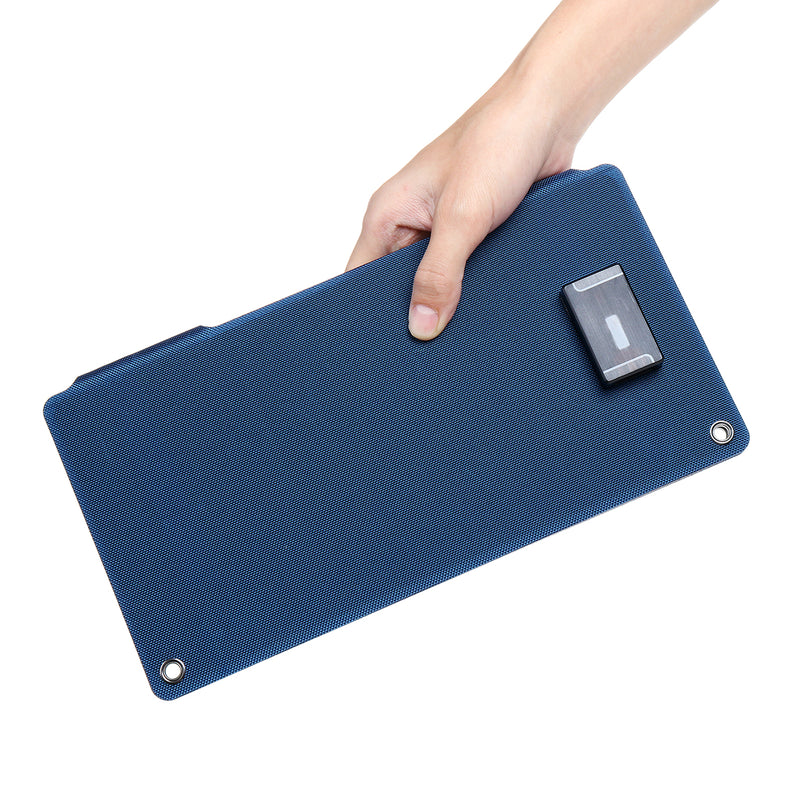 25W USB ETFE Sunpower Foldable Solar Panel Outdoor Camping Power Bank Charger