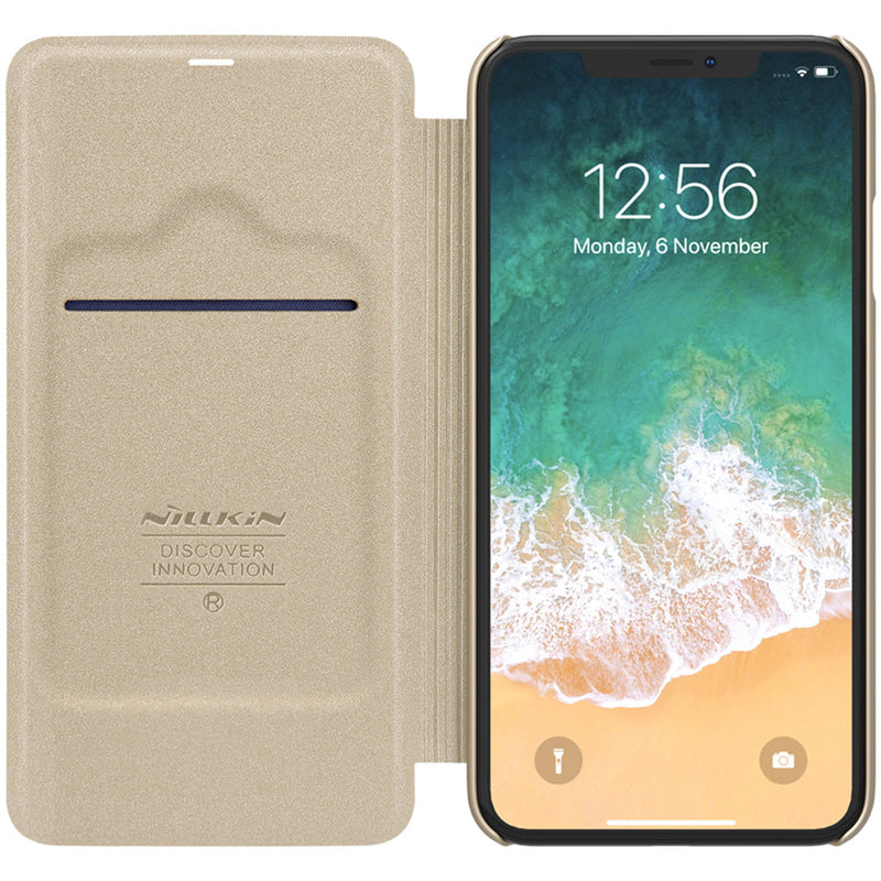 NILLKIN Flip Shockproof PU Leather + Hard PC Full Body Cover Protective Case for iPhone XR