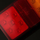 Pair 12V LED Rear Trailer Truck Tail Brake Stop Indicator Turn Signal Light Lamp