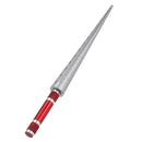 Drillpro 1-45mm Cone Feeler Taper Aperture Gauge Steel Round Hole Tapered Ruler
