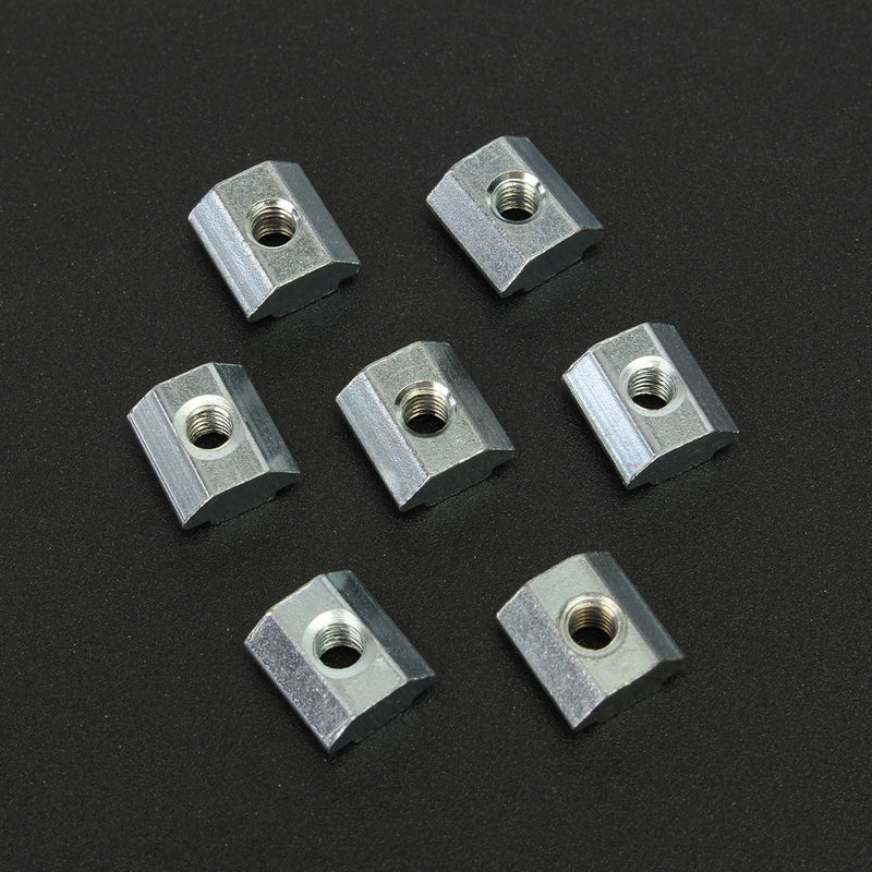 50pcs M4 T Sliding Nut Block for 2020 Aluminum Profile Zinc Coated Plate Aluminum Accessories