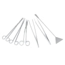 Stainless Steel Aquarium Tools Aquascaping Tank Aquatic Plant Tweezers Scissors