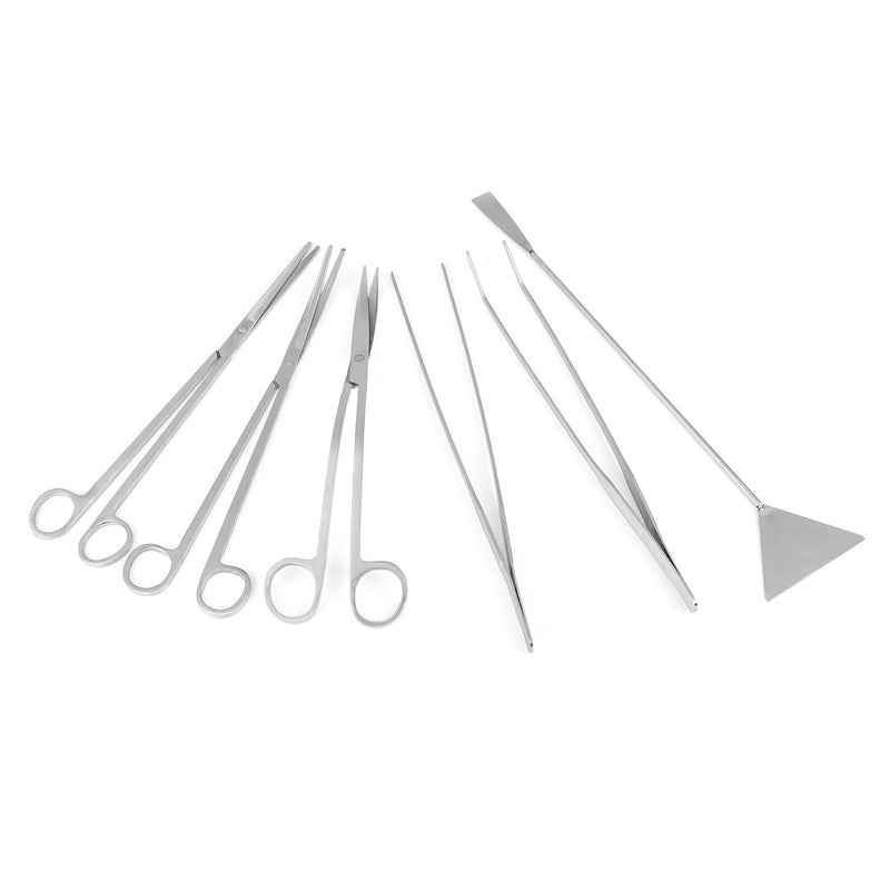 Stainless Steel Aquarium Tools Aquascaping Tank Aquatic Plant Tweezers Scissors