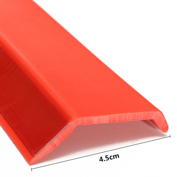 2.5M X4.5CM Car Front Lip Bumper Strip Spoiler Skirt Rubber Protector