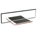 Universal 30CM Wide Flat Interior Clip On Rear View Clear Glass Mirror