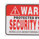 5Pcs Self-adhensive Camera CCTV Sticker Safty Signs Decal Protected by 24 Hour Security System