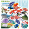 Coloful Under Water World Wall Sticker Living Room Home Decoration Creative Decal DIY Mural Wall Art