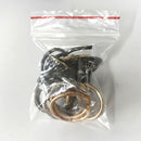 20 Pieces Metal Jewellery Findings Connector DIY Necklace Open Jump Rings 22mm