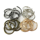 20 Pieces Metal Jewellery Findings Connector DIY Necklace Open Jump Rings 22mm