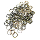 50Pcs/Set DIY Crafts 13mm Mini Round Hoop Earring Open Connectors Rings