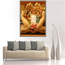Religion God Hand Hold DIY Diamond Painting Embroidery Cross Stitch Kit For Home Decor 30 x 40cm