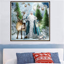 Santa Claus Christmas DIY 5D Diamond Sticker Embroidery Cross Stitch Painting by Number Kit Arts Craft