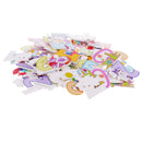 50 Pices Wood Buttons 2 Holes Cartoon Animals Numbers Sewing Scrapbooking Craft