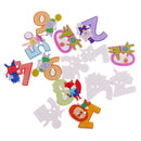 50 Pices Wood Buttons 2 Holes Cartoon Animals Numbers Sewing Scrapbooking Craft