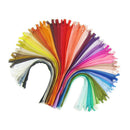 18 Pieces 40cm Multi-colored Nylon Invisible Zippers Closed End DIY Sewing Craft