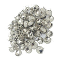 100 Pieces 12mm Round Cone Studs Spots Punk Nailhead Spikes DIY Bag Shoes Decoration