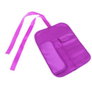 Polyester Knitting Needle Crochet Hook Organizer Bag Pouch Holder Storage Case Purple