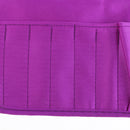 Polyester Knitting Needle Crochet Hook Organizer Bag Pouch Holder Storage Case Purple