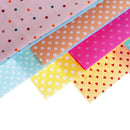 40 Pieces Colorful Polka Dot Printed Cotton Fabric Cloth Lot For DIY Quilting Scrapbooking