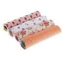 17Pcs Thin Square Floral Cotton Fabric Patchwork Cloth For DIY Craft Sewing