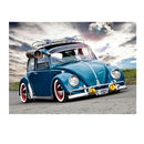 DIY 5D Diamond Painting Kit Car Diamond Rhinestone Embroidery Cross Stitch Ornaments Arts Craft Canvas Wall Decoration