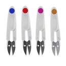 4 Pieces Portable Plastic Grip Sewing Snip Thread Tailor Cutter Scissors Hand Tool