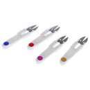 4 Pieces Portable Plastic Grip Sewing Snip Thread Tailor Cutter Scissors Hand Tool