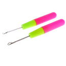 5 Pieces/Set Wood/Plastic Crochet Latch Hooks Lock Needles for Hair/Micro Braid